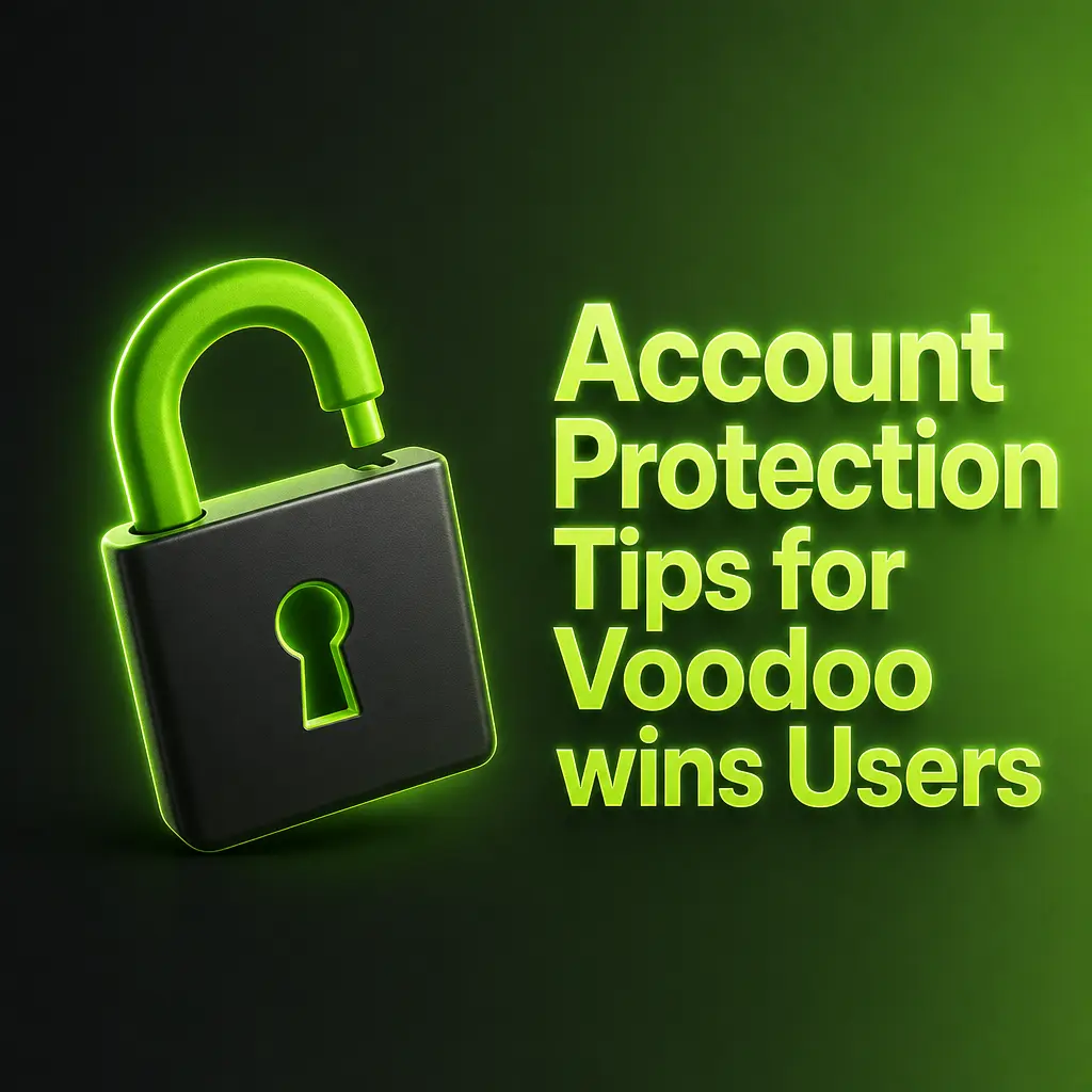 Account protection tips for Voodoo Wins users: strong passwords, 2FA, safe logins, and verification code security