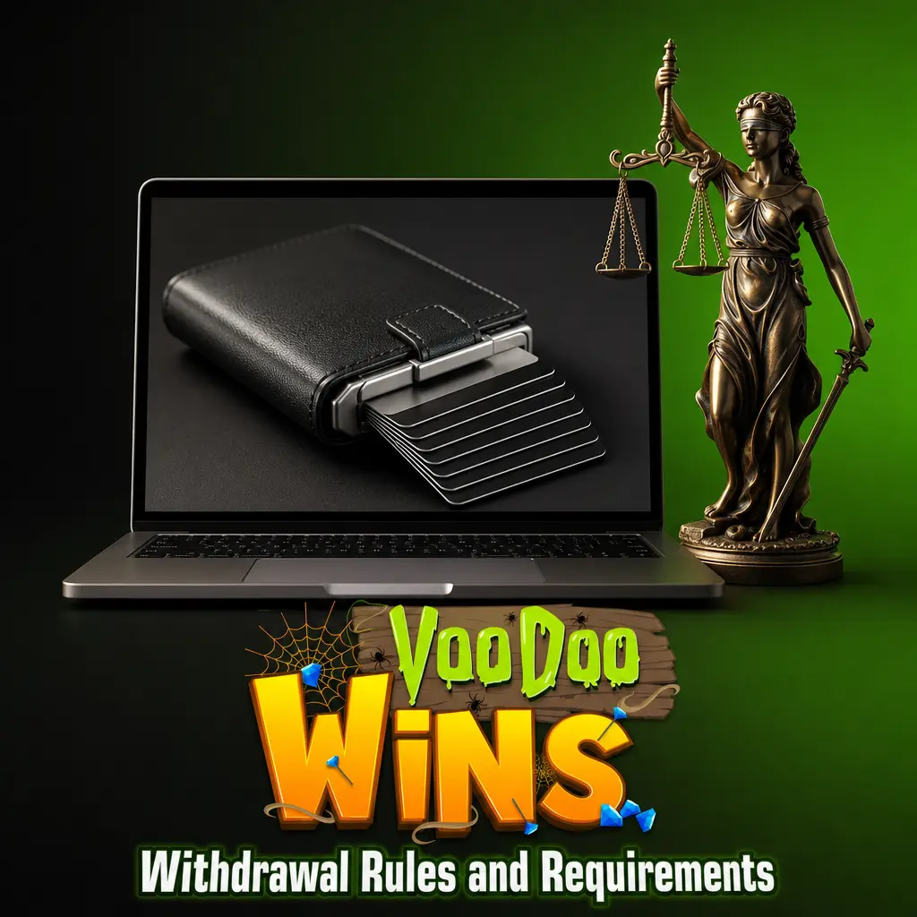 Voodoo Wins withdrawal rules: verify ID, match payment method, clear wagering, and follow single account policy.